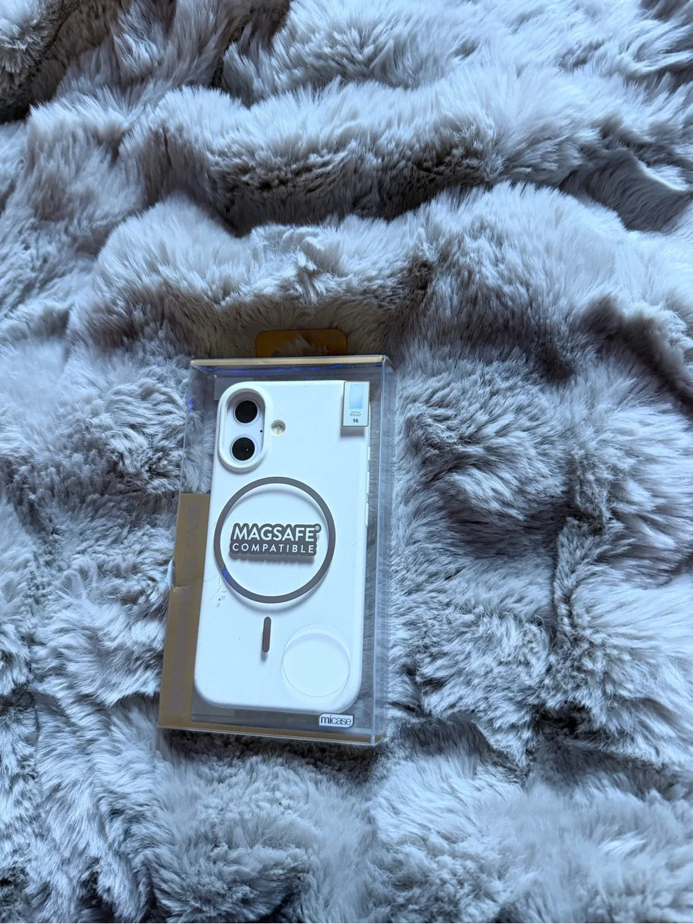 Multicolor iPhone 16 Heart Pattern Phone Case with White case - Brand Micase